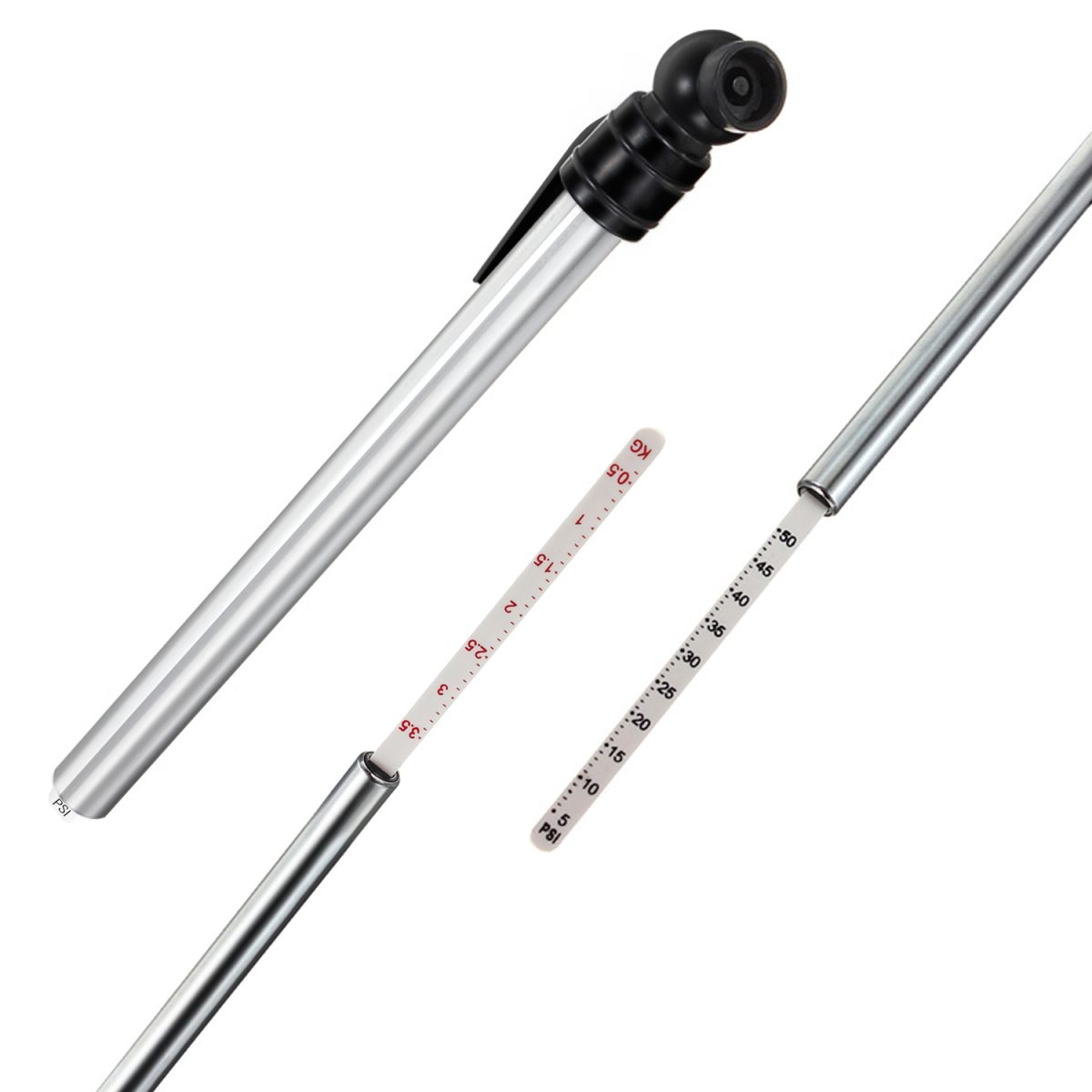 ROADPOWER (RP-GAU-PEN) Stainless Steel Tire Pressure Gauge Pen with Metal Nozzle-100 PSI - Image 2