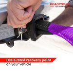 ROADPOWER 14-Ton Tow Strap, Heavy-Duty Recovery Strap for Off-Road, Truck, SUV & Vehicle Towing - Image 2