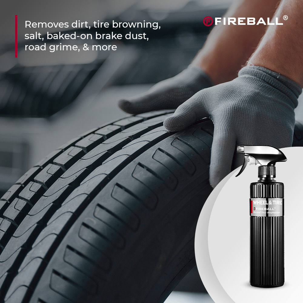 Fireball Wheel & Tire Cleaner 500 ml, Powerful Cleaning Solution for ...