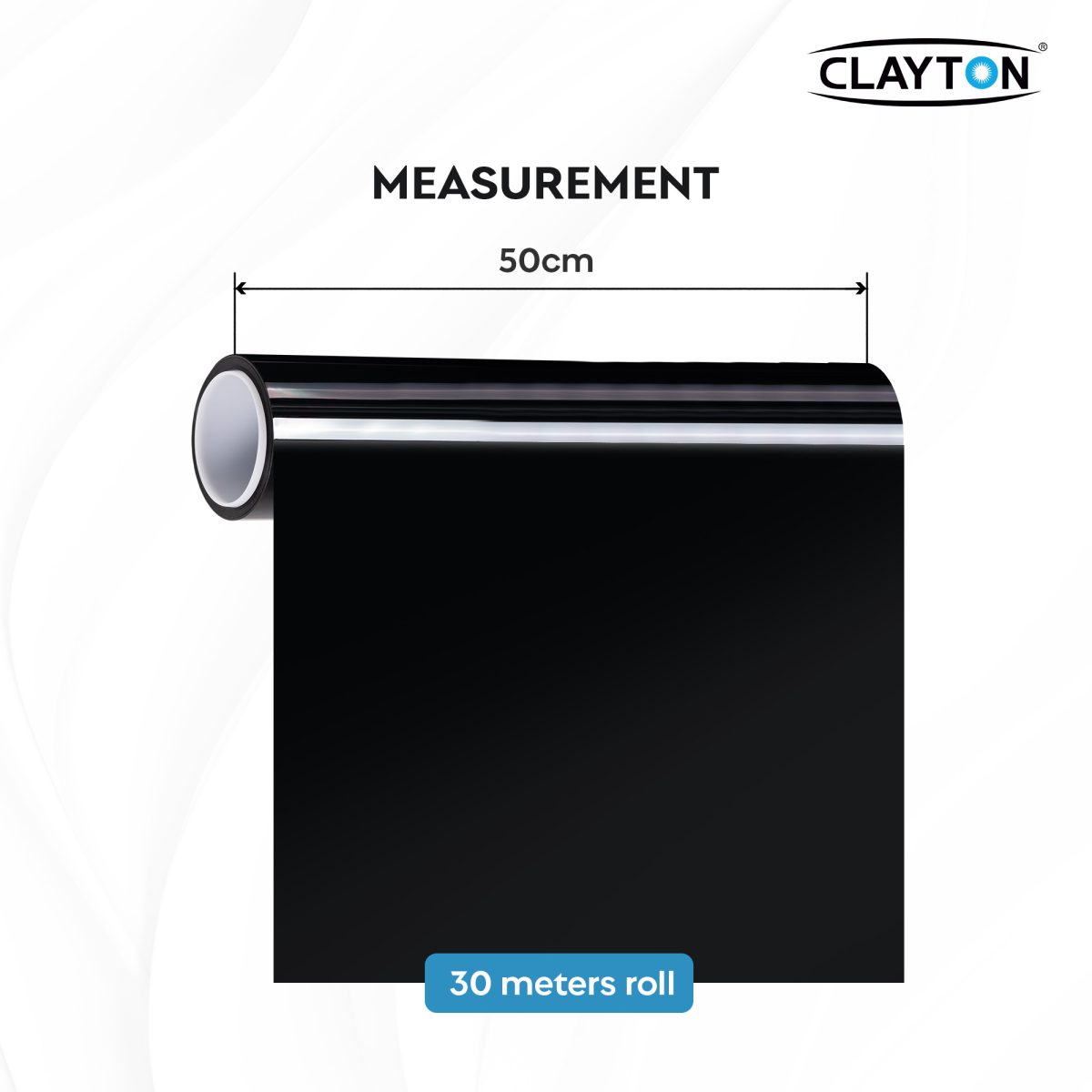 Clayton Nano Ceramic Car Window Film (0.5M x 30M) Solar Heat and UV Protection Tint - Image 3