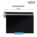 Clayton Nano Ceramic Car Window Film (1M x 30M) Solar Heat and UV Protection Tint - Image 3