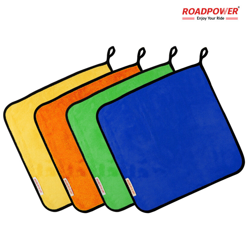 thumbnail (11) ROADPOWER (RP-MFT-04) Microfiber Cleaning Cloth Ultra-soft, scratch-free, and absorbent for car, home, and more - Image 1