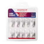 ROADPOWER (RP-DIM10-H8) LED Car Bulbs, High Brightness T10 Wedge Base, White Interior Lights