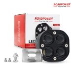 ROADPOWER (RP-FOG-250) Compact 4-Beam LED Fog Light for Enhanced Visibility on Motorcycles & Vehicles